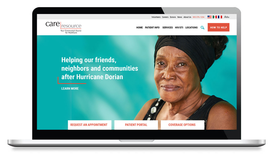 Care resource-laptop