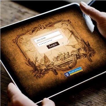 Royal Caribbean app login page